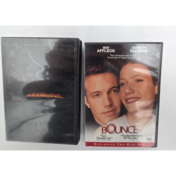 Armageddon and Bounce DVD Bundle – Ben Affleck Double Feature – Pre-owned - Picture 1 of 6